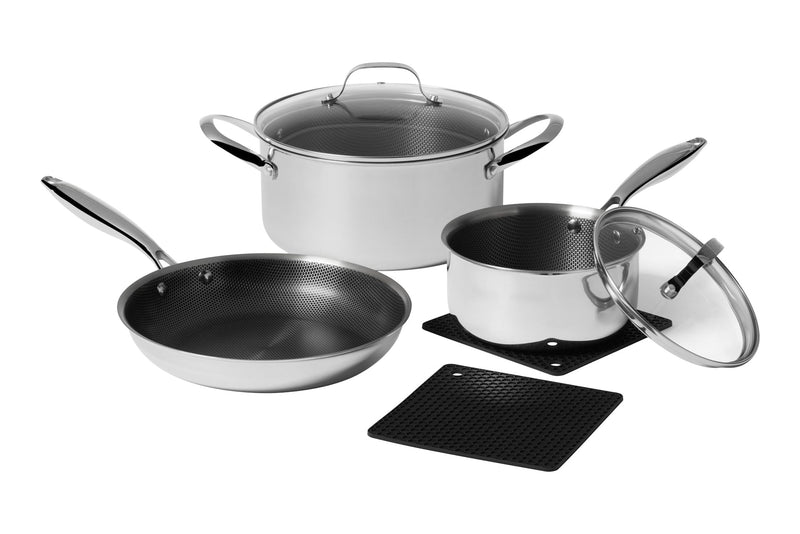 The Rock Hybrid Clad Ceramic Cookset, 7-pc C7419