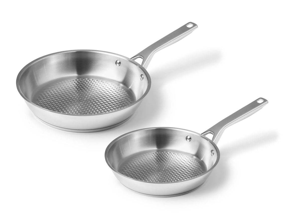 Heritage The Rock Performance Stainless Steel Pans, 2-pk