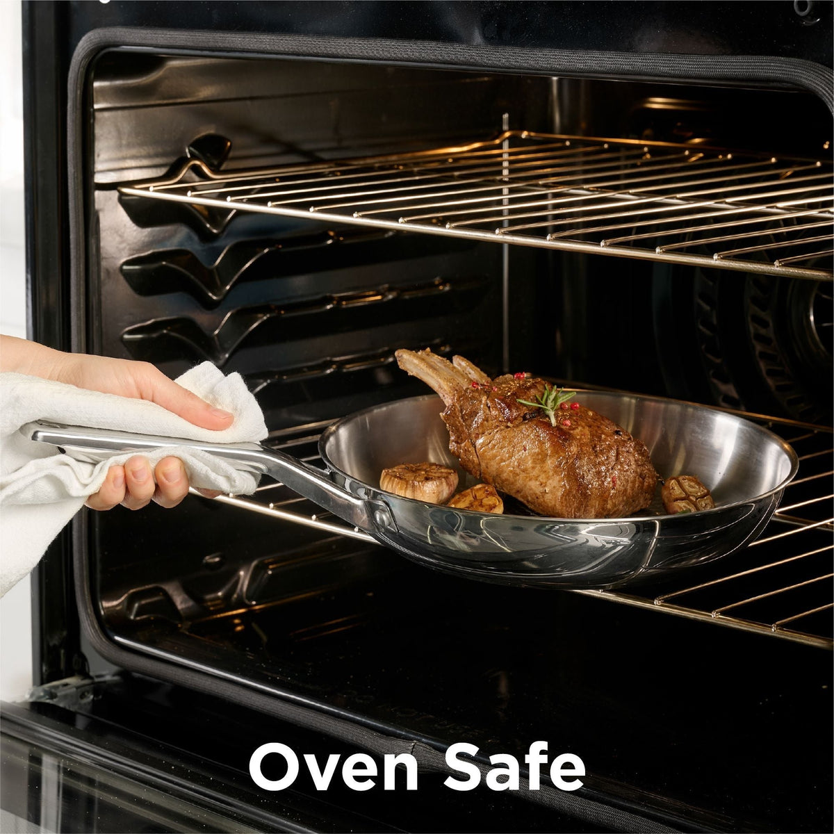 Heritage The Rock Performance Stainless Steel Pans, 2-pk