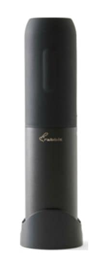 Compact Electric Corkscrew with Integrated Foil Cutter, Black