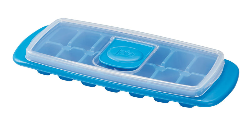 No-Spill Plastic Ice Cube Tray with Flip and Fill Tab, Assorted T2493