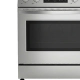 30 in. 5 cu ft. Stainless Steel Front Control Electric Range with Air Fry and True Convection