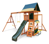 Brightside Outdoor Cedar Wooden Swing/Play Set, Ages 3-10
