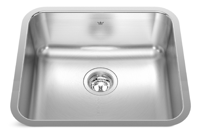 Undermount Single Bowl Kitchen Sink, 19.75-in x 17.75-in x 8-in, Stainless Steel G9620