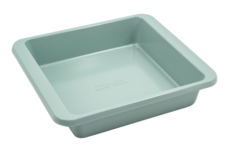 Square Cardamom Non-Stick Steel Cake Pan, 9x9x2-in D9787