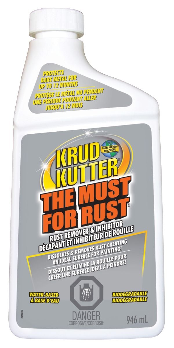 Water-Based Liquid Rust Remover & Inhibitor, Biodegradable, 946-mL
