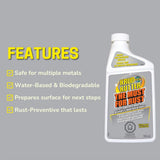 Water-Based Liquid Rust Remover & Inhibitor, Biodegradable, 946-mL