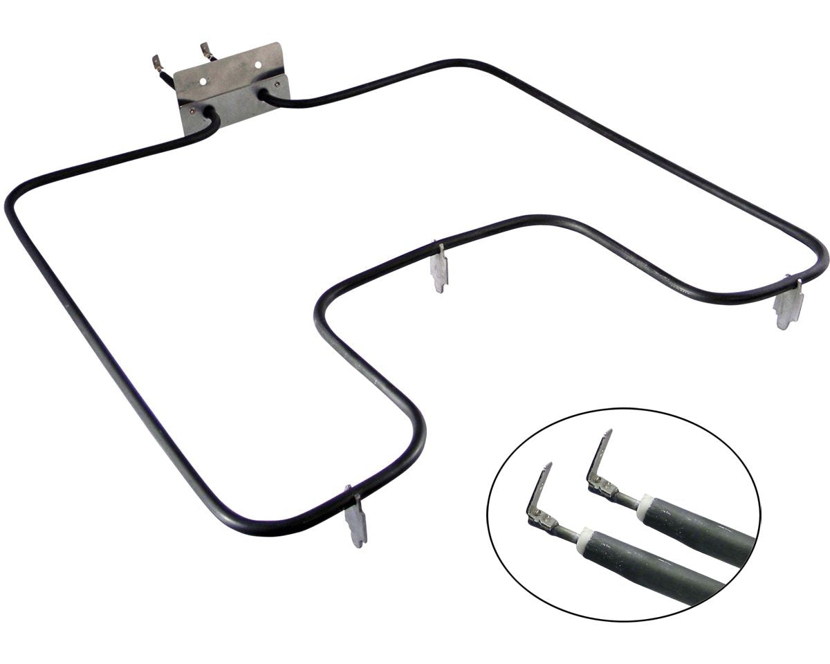 Laser 62509/2 Oven/Bake Element with Fixed 90° Connector, 2400W, 14-3/4-in x 14-in