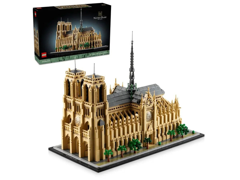 Architecture Landmarks Notre-Dame de Paris Building Set - 21061, 4383-pcs, Ages 18+ X3524