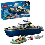 City Police Boat Chase - 60456, 264-pcs, Ages 6+