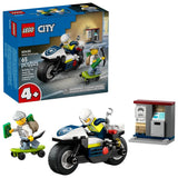 City Police Motorcycle Chase - 60455, 65-pcs, Ages 4+
