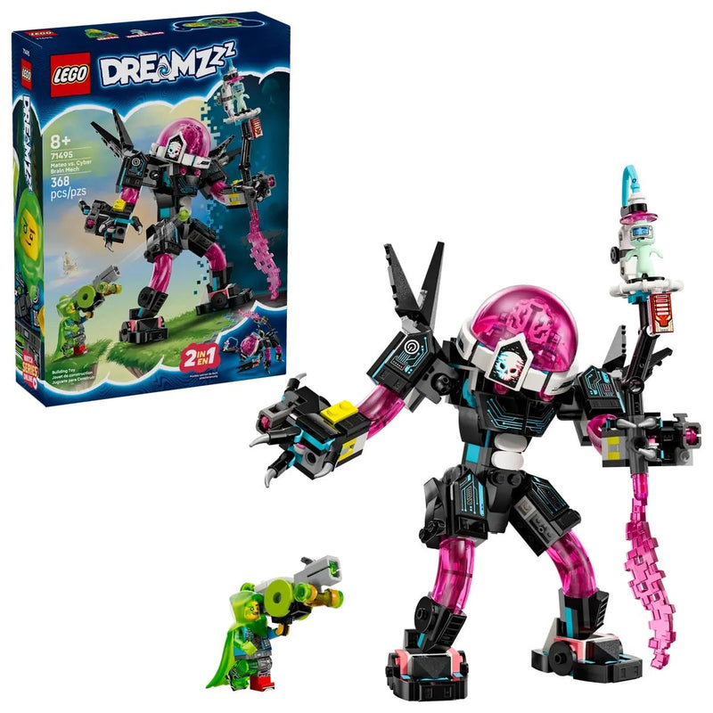 Mateo vs. Cyber Brain Mech Robot - 71495, 368-pcs, Ages 8+ K5385