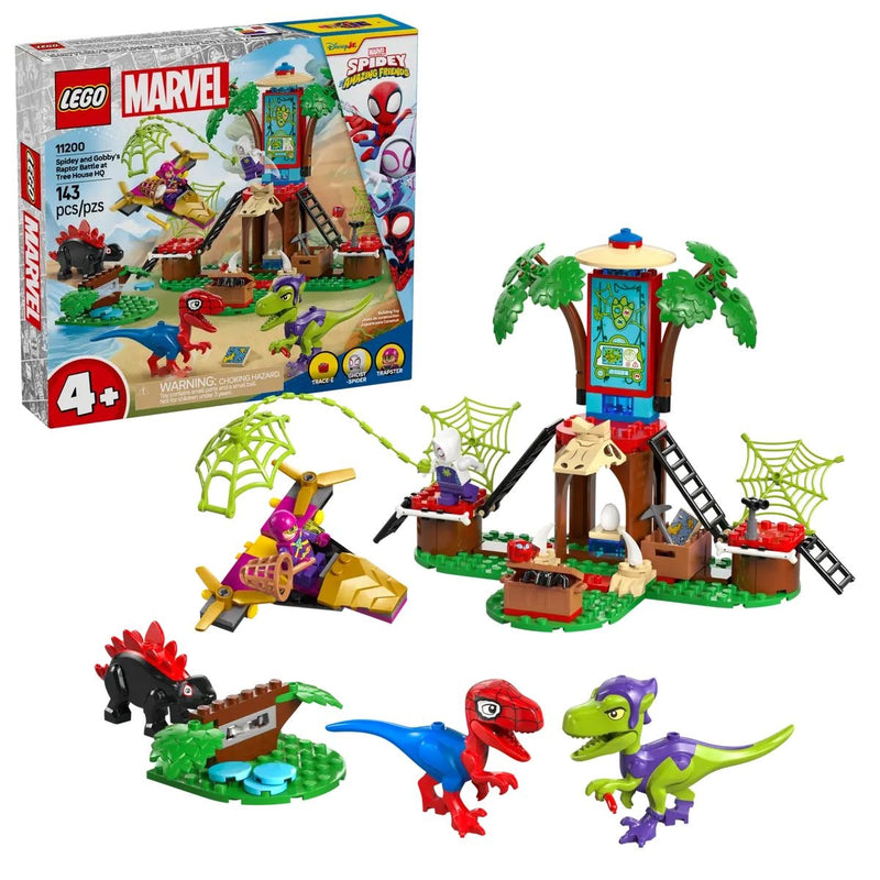 Marvel and Gobby's Raptor Battle at Tree House HQ - 11200, 143-pcs, Ages 4+ J758