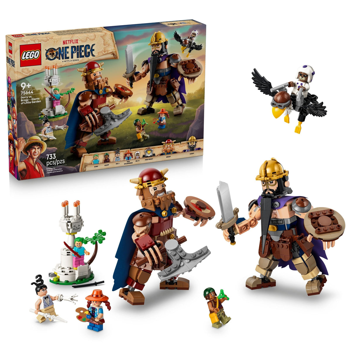 One Piece Dorry vs. Brogy – Giants Garden 75644