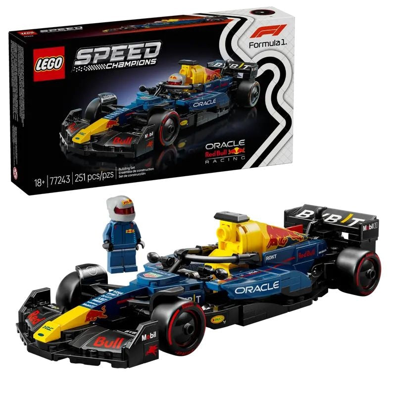 Speed Champions Oracle Red Bull Racing RB20 F1 Race Car - 77243, 251-pcs, Ages 18+ K6401