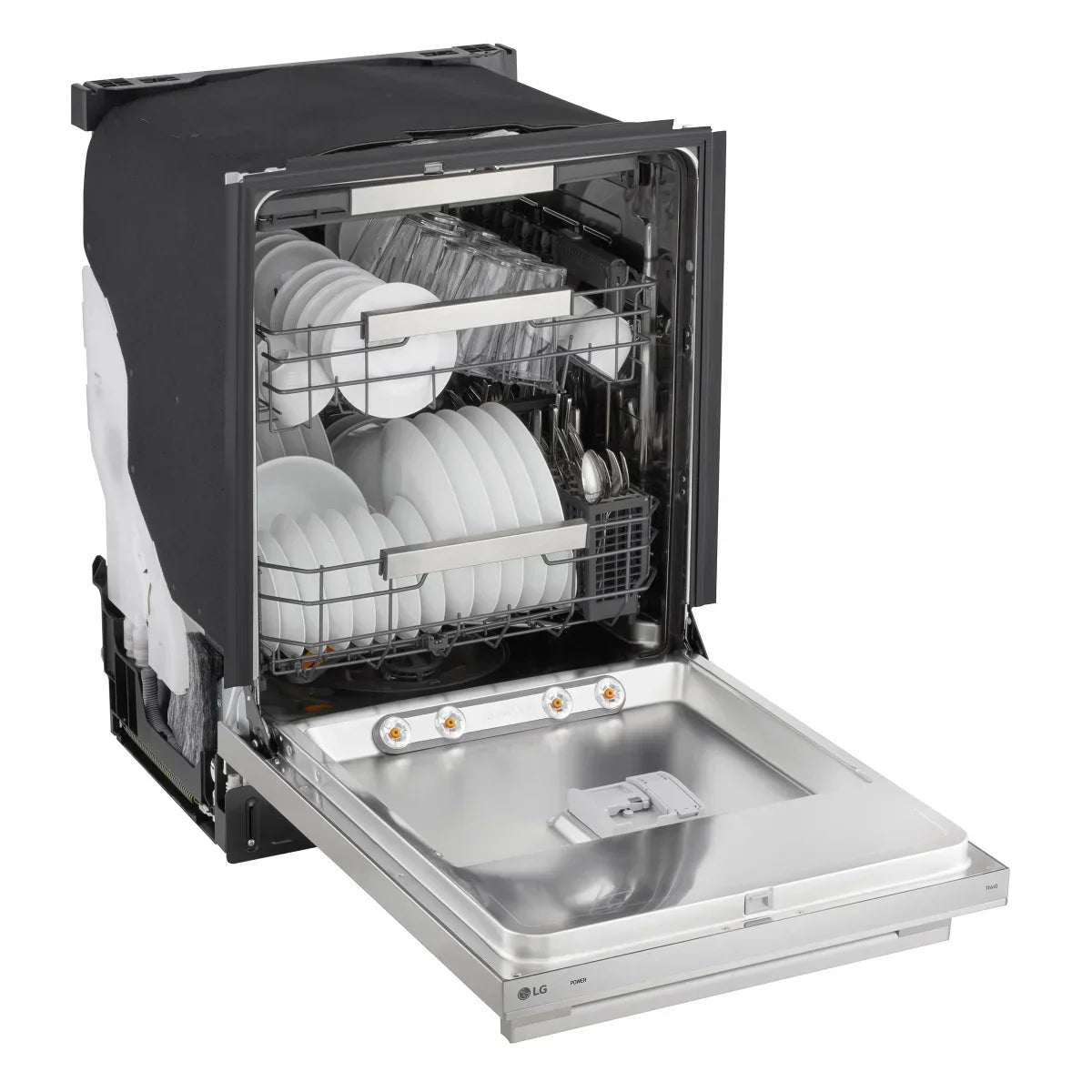 LG 24 in. Stainless Steel FlushFit Top Control Dishwasher with AutoVentDry