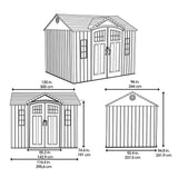 Lifetime 10 Ft. x 8 Ft. Outdoor Storage Shed