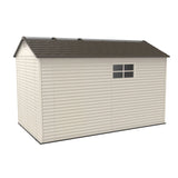 Lifetime Lockable Steel Shed, Beige, 7 x 12 -ft