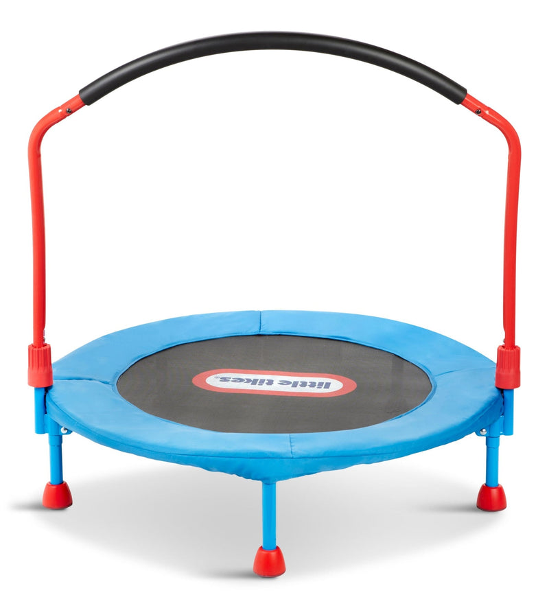 Outdoor/Indoor Portable Bounce Round Trampoline, 3-ft, Ages 3+, Blue I5499
