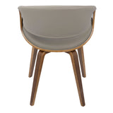 Symphony Faux Leather Dining/ Accent Chair, Grey