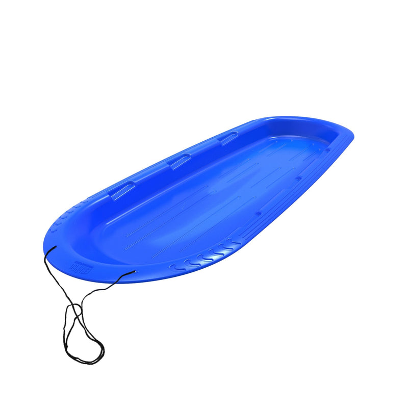 Manitou Kids' Large 3-Person Lightweight Plastic Winter Snow Sled/Toboggan Z8262