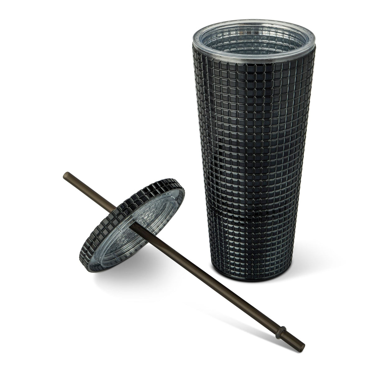 Manna 710-mL BPA-Free Iridescent Studded Textured Tumbler