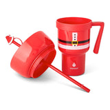 Manna Stadium 946-mL Travel Tumbler with Santa Design