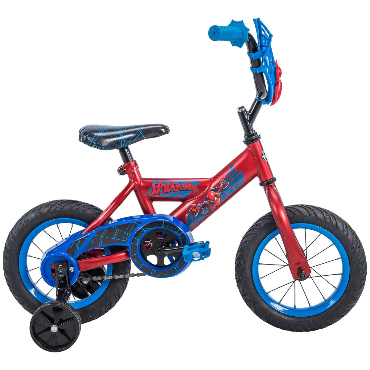 Marvel Kids' Bike 12-in Wheel, Red/Blue