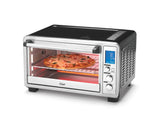 Digital Convection Toaster Oven with 10 Functions, Stainless Steel, 6-Slices