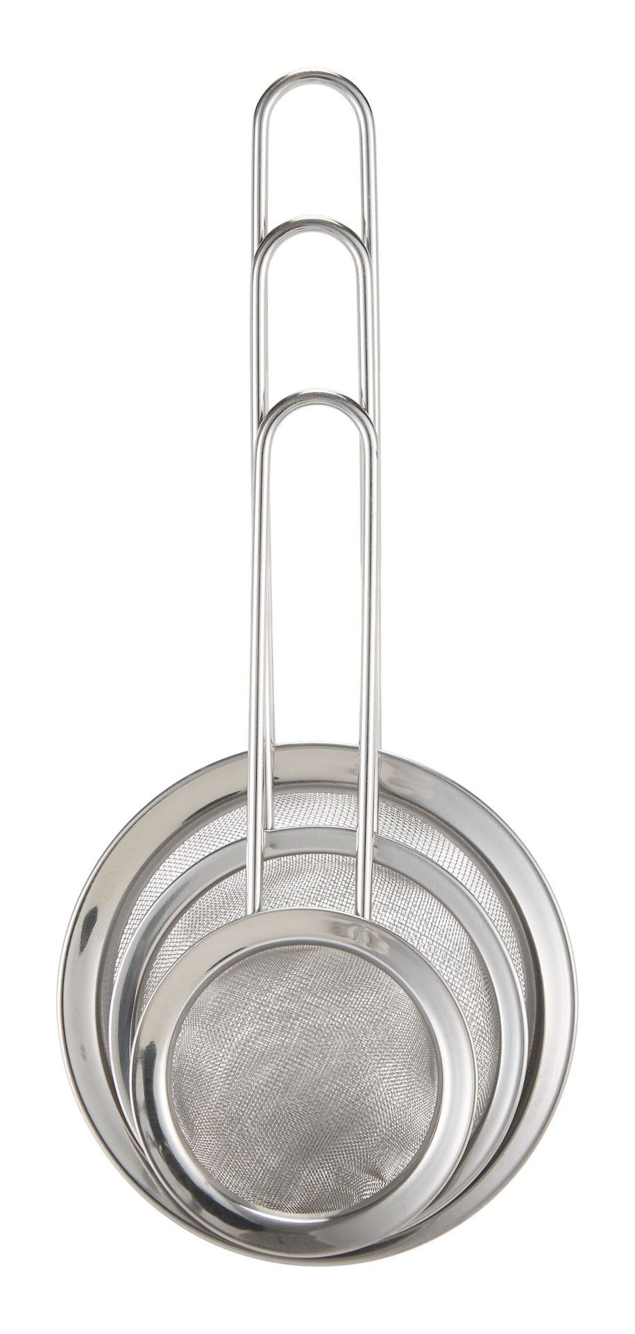 Miniature Stainless Steel Strainers, 3-pc