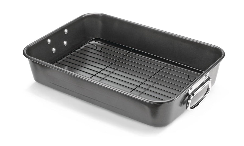 Multi-Purpose Roaster with Rack, Dishwasher Safe, 9-12 lb, 25.4 x 38cm G3227