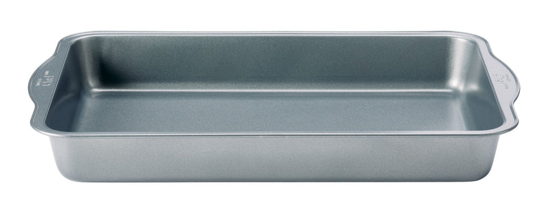 Non-Stick Oblong Cake Pan, 16x10.5x2-in X7642