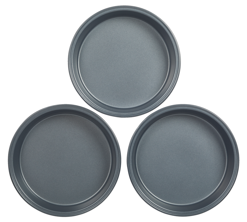 Non-Stick Round Cake Pans, 8-in, 3-pc J9878