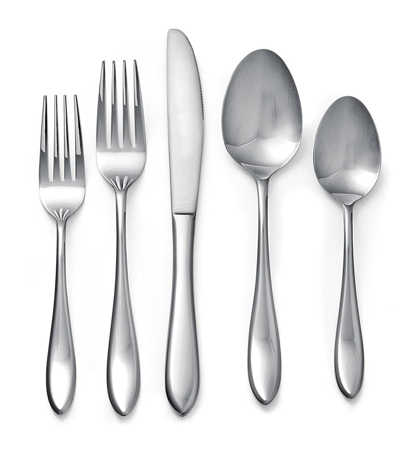 Point Stainless Steel Flatware Set, Serves 4, 20-pc U9072