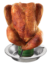 Stainless Steel Folding Beer Can Chicken Holder/Chicken Roasting Rack Stand