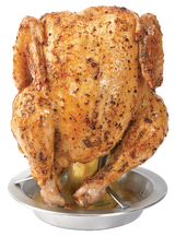 Stainless Steel Folding Beer Can Chicken Holder/Chicken Roasting Rack Stand