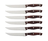 Steak Knife Set, Full Tang, 6-pc