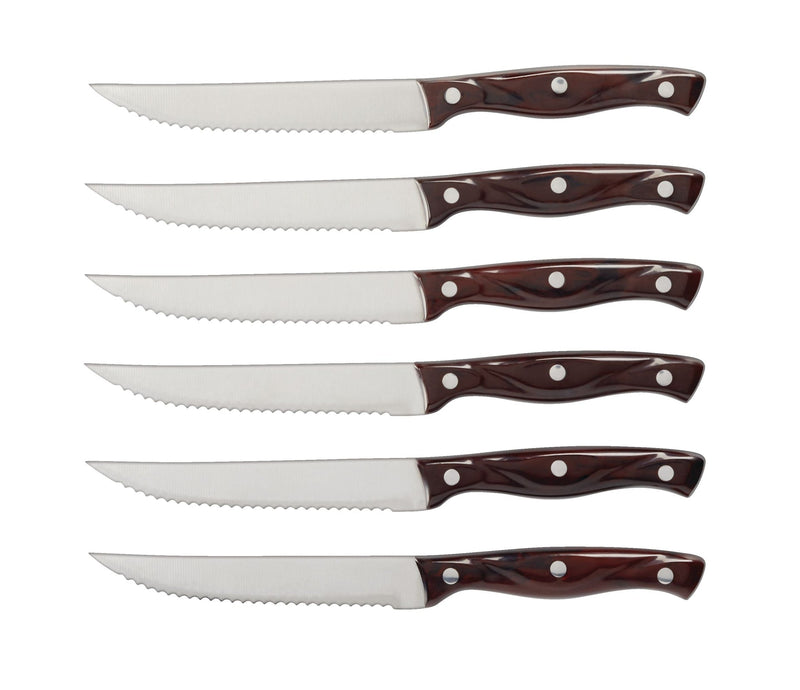 Steak Knife Set, Full Tang, 6-pc P1182
