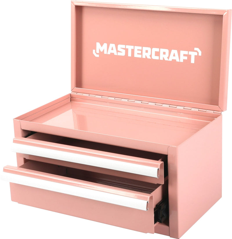 Mini Toolbox with 2 Drawers, Peach M4611