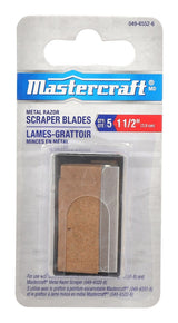 Replacement Razor Blades For Glass & Surface Scraper Tool, 1-1/2-in, 5-pk