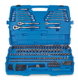 Socket Set, 233-pc, SAE / Metric, Nickel-Chrome Plating