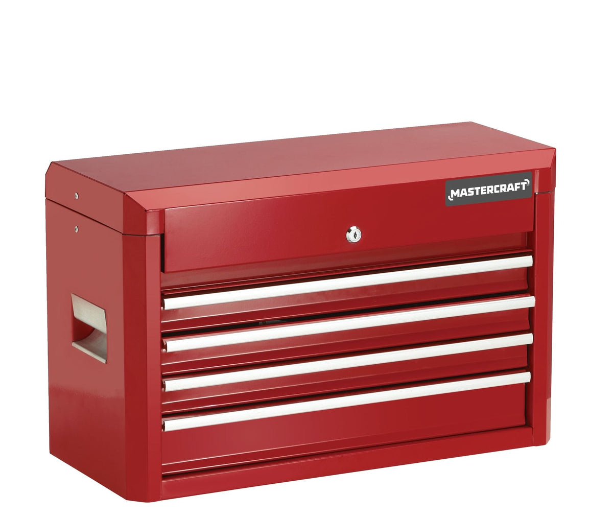 Tool Chest with 4 Drawers, Deep Red, 24-in