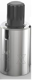 MAXIMUM 1/2-in Drive Triple Square Hex Bit Socket F7778