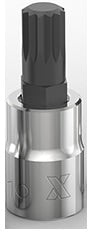 MAXIMUM 3/8-in Drive Triple Square Socket, Hex Bit J2010