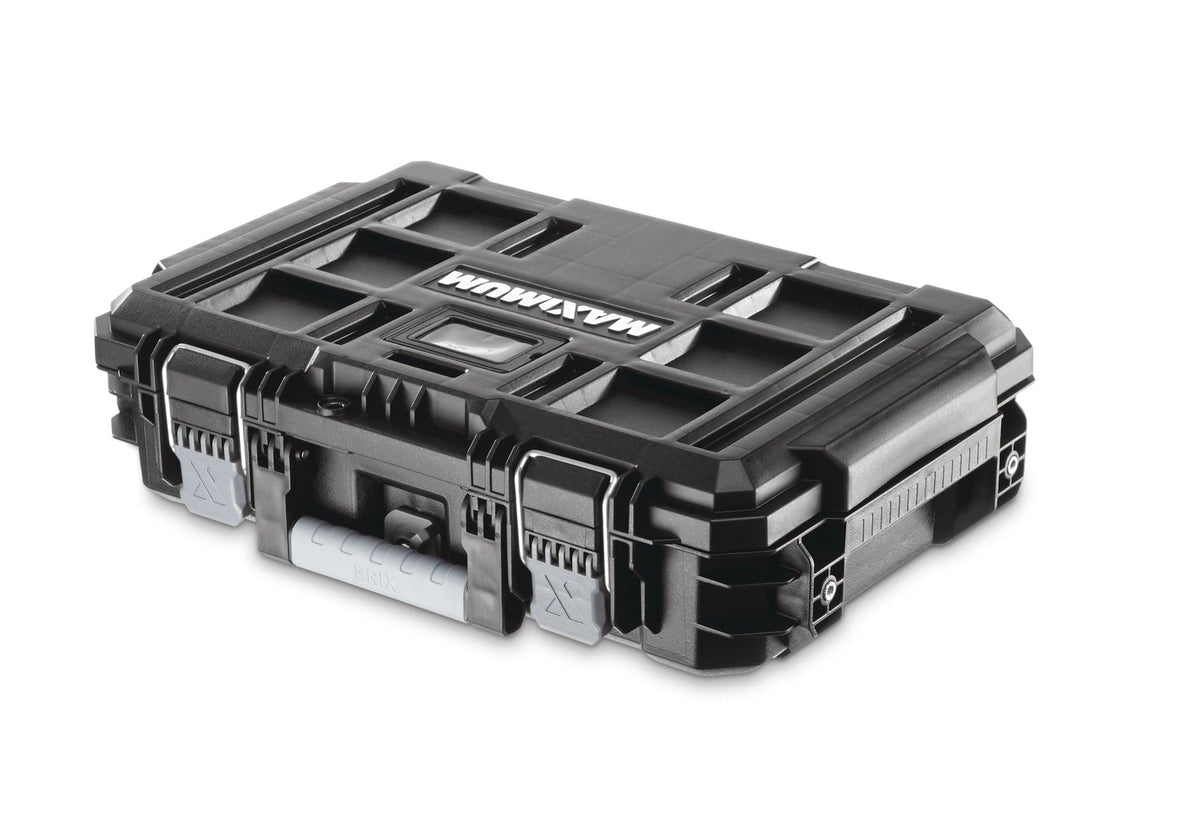 MAXIMUM Brix Modular Portable Small Toolbox, IP65, 23 x 16 x 7-in