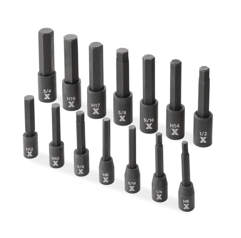 MAXIMUM Hex Impact Socket & Bit Socket Set, 14-pc, SAE/Metric Z2454