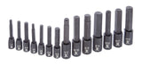 MAXIMUM Hex Impact Socket & Bit Socket Set, 14-pc, SAE/Metric