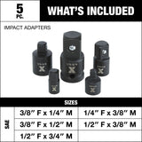 MAXIMUM Impact Adapter Set with Case, 5-pc