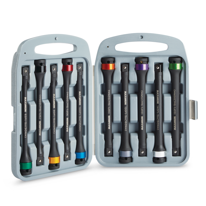 MAXIMUM Impact Torque Extension Sticks, 10-pc L4840