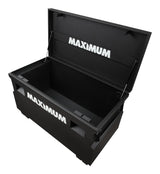 MAXIMUM Jobsite Storage Box, Black, 48-in